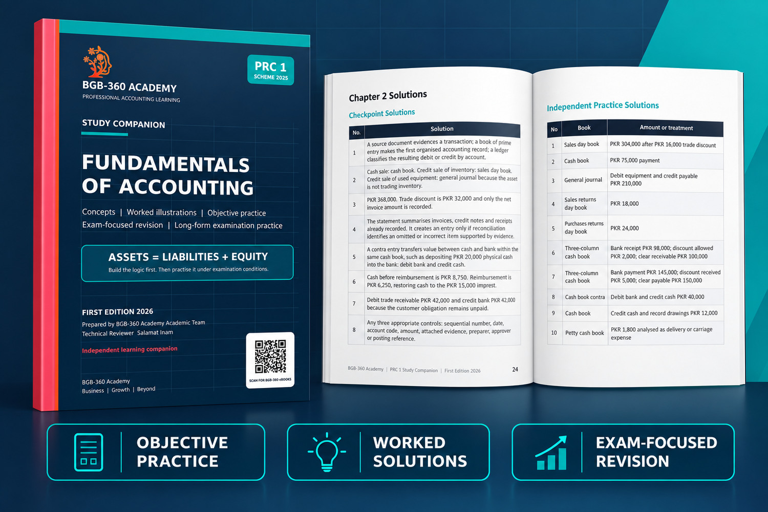 PRC 1 Fundamentals of Accounting Study Companion | BGB-360