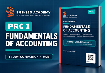 PRC 1 Fundamentals of Accounting Study Companion | BGB-360