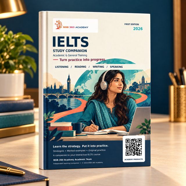 IELTS Study Companion — with Free Course | BGB-360 Academy